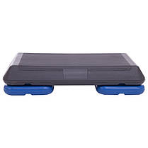 Степ-платформа SP-Sport багатофункціональна 72x36,5x10-15см для занять степ-аеробікою, фото 2