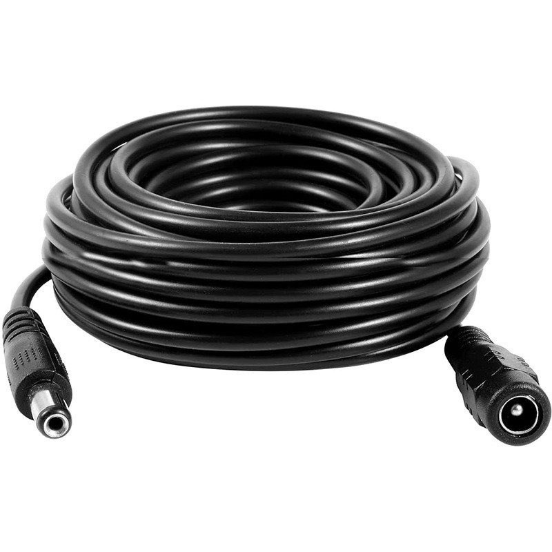 Кабель-подовжувач живлення постійного струму (тато-мама) 15м 5,5мм x 2,1мм для відеоспостереження ( код: 15mDC55x21 ), фото 1