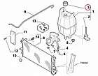 Кришка розширювального бачка на Fiat Ducato 250, Peugeot Boxer, Citroen Jumper 3 (2006-2014), 46799364, 1306F8, фото 4