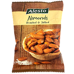 Горішки мигдаль солений Алесто Alesto Roasted & salted 150g 30шт/ящ (Код: 00-00004069)