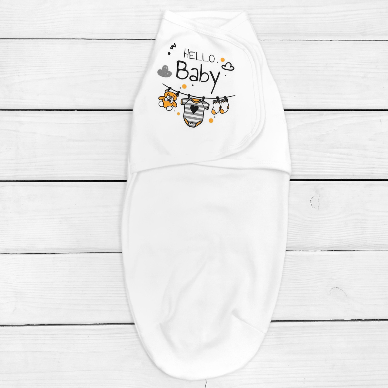 Пелюшка-кокон на липучці Hello Baby