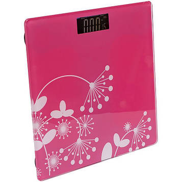 Ваги побутові електронні підлогові до 180кг червоні