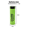 Промисловий Li-Ion акумулятор Panasonic NCR18650B 3400 mAh без захисту 18650, фото 5