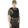 Плитоноска для бронепластин із системою MOLLE Military Rangers ZK-5515 чорний, фото 5