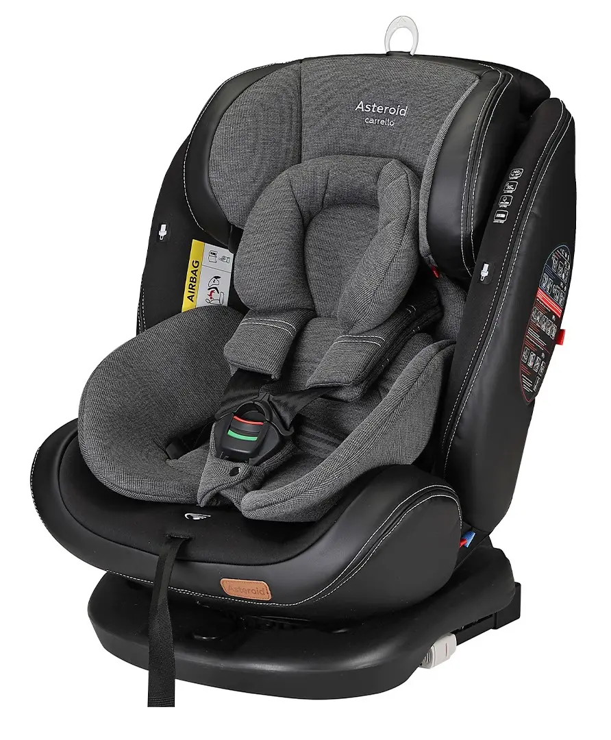 Автокрісло Carrello Asteroid CRL-12801/2 Magnet Gray ISOFIX (Карелло астероїд сіре). Від народження до 12 років