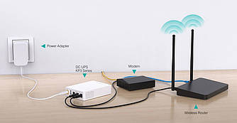 Міні ДБЖ Marstriva Smart Mini DC UPS KP для модему, маршрутизатора, роутера 10000 мА.год, 18W, 5 V, 9V, 12V,