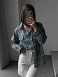 Жіноча сорочка в клітинку вільного фасону (р. 42-46) 77131073, фото 2