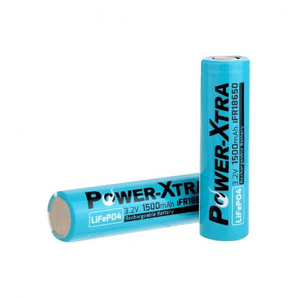 Акумулятор Power-Xtra 1500mAh (PX-IFR18650 / 29743), фото 1