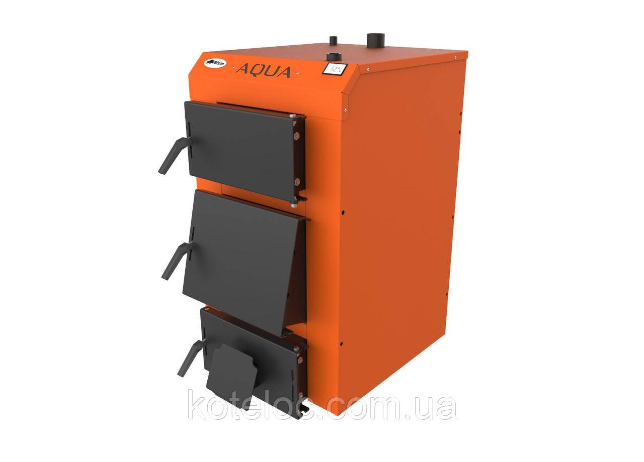 Твердопаливний котел двоконтурний Bizon Aqua 25 кВт