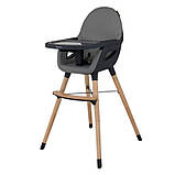 Стільчик для годування ESPIRO YUKO 17 TIMBER GRAPHITE, фото 2