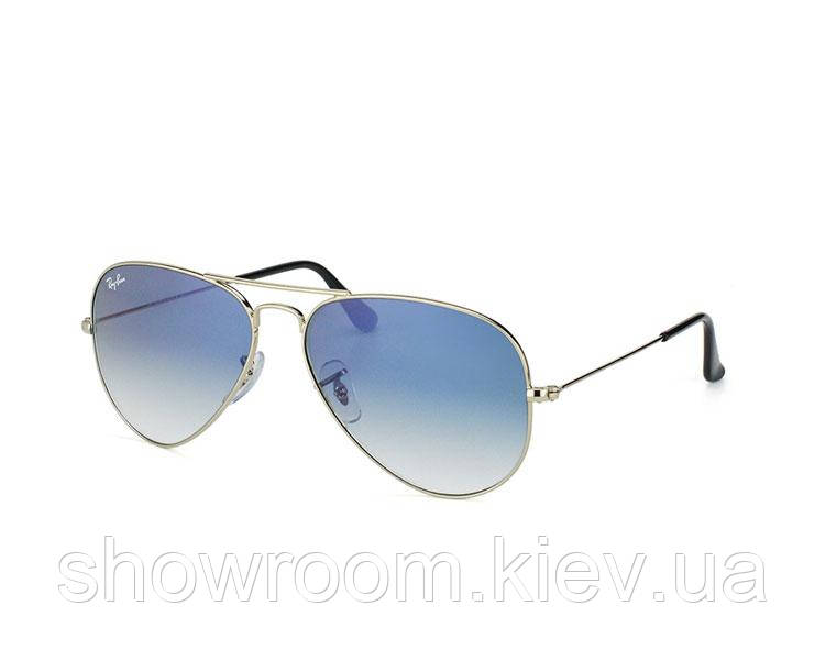 Чоловічі сонцезахисні окуляри Ray Ban aviator 3025 (003/3F) Lux