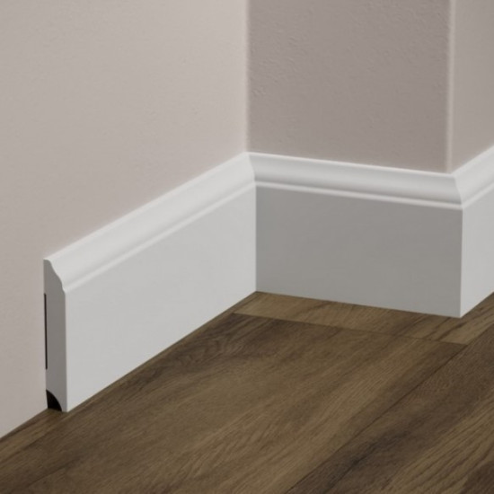 Плінтус з дюрополімеру GRANT DECO DSK-10015-1 (100 мм*15 мм) 2,4 м