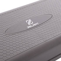 Степ-платформа Zelart багатофункціональна 90,5x32,5x15-25см для занять степ-аеробікою, фото 5