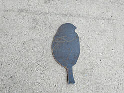 Птах з металу 2 мм, декор. №2