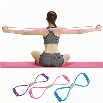 Спортивний еспандер з ручками 8-подібної форми унісекс для спорту, йоги