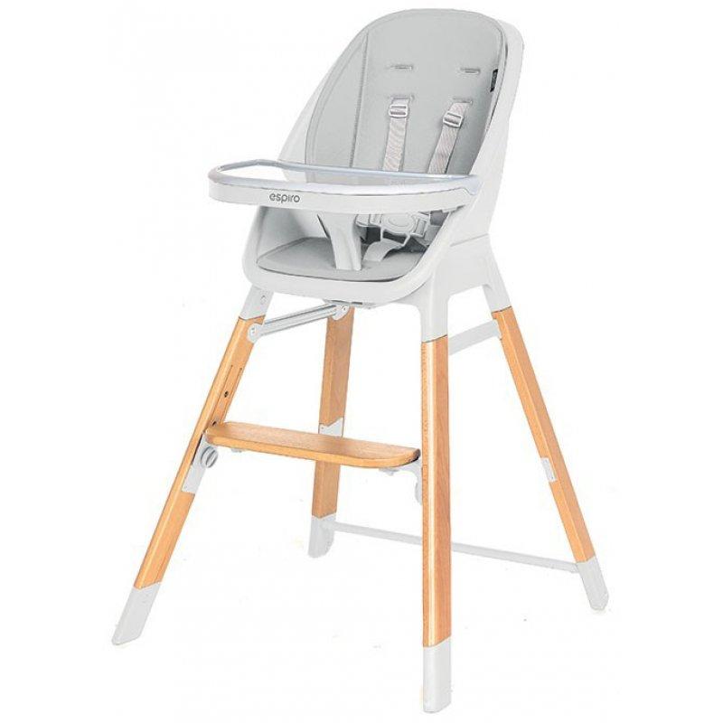 Стільчик для годування ESPIRO SENSE 27 WHITE GRAY