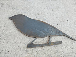 Птах з металу 2 мм, декор. №4