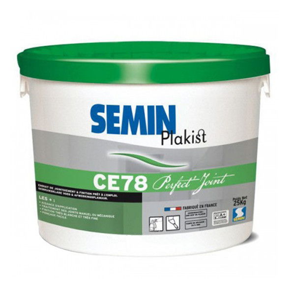 Шпаклівка SEMIN CE 78 PERFECT JOINT (ПЕРФЕКТ ДЖОЙНТ) для ручного та машинного нанесення, 25 кг