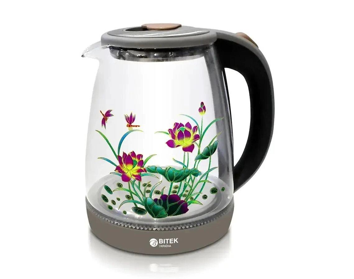 Електричний чайник Вітек Bt-3111, gray 2400 Вт