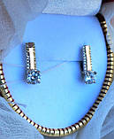 Родовані срібні сережки с золотом довжиною 15 мм, фото 6