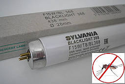 Люмінесцентна лампа ультрафіолетова insect SYLVANIA BL368 G13 15W для знищувачів комарів