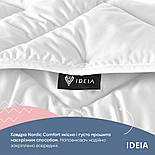 Ковдра літня 175х210см Nordic Comfort тм Ідея білий, фото 6