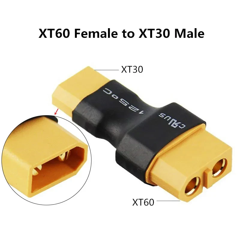 Перехідник XT-60 Female to XT-30 Male для акумуляторів і зарядних пристроїв