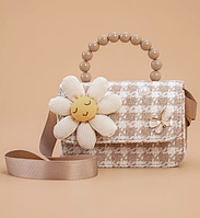 Сумка маленька для дівчинки ошатна подарунок у коробці з ромашкою CAHRES&HEKA