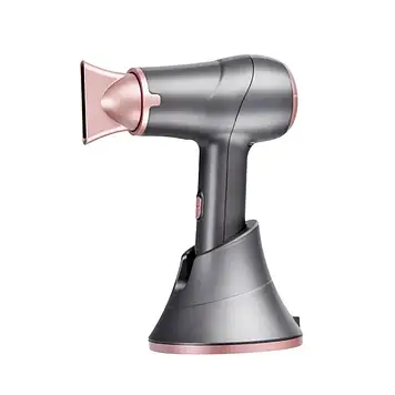 Фен для волосся акумуляторний з зарядною підставкою WHS Love Whireless Hair Dryer Grey