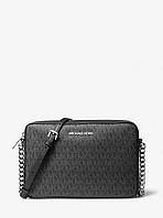 Жіноча сумка Michael Kors Jet Set Large Logo Crossbody Bag (35F8STTC3B) BLACK