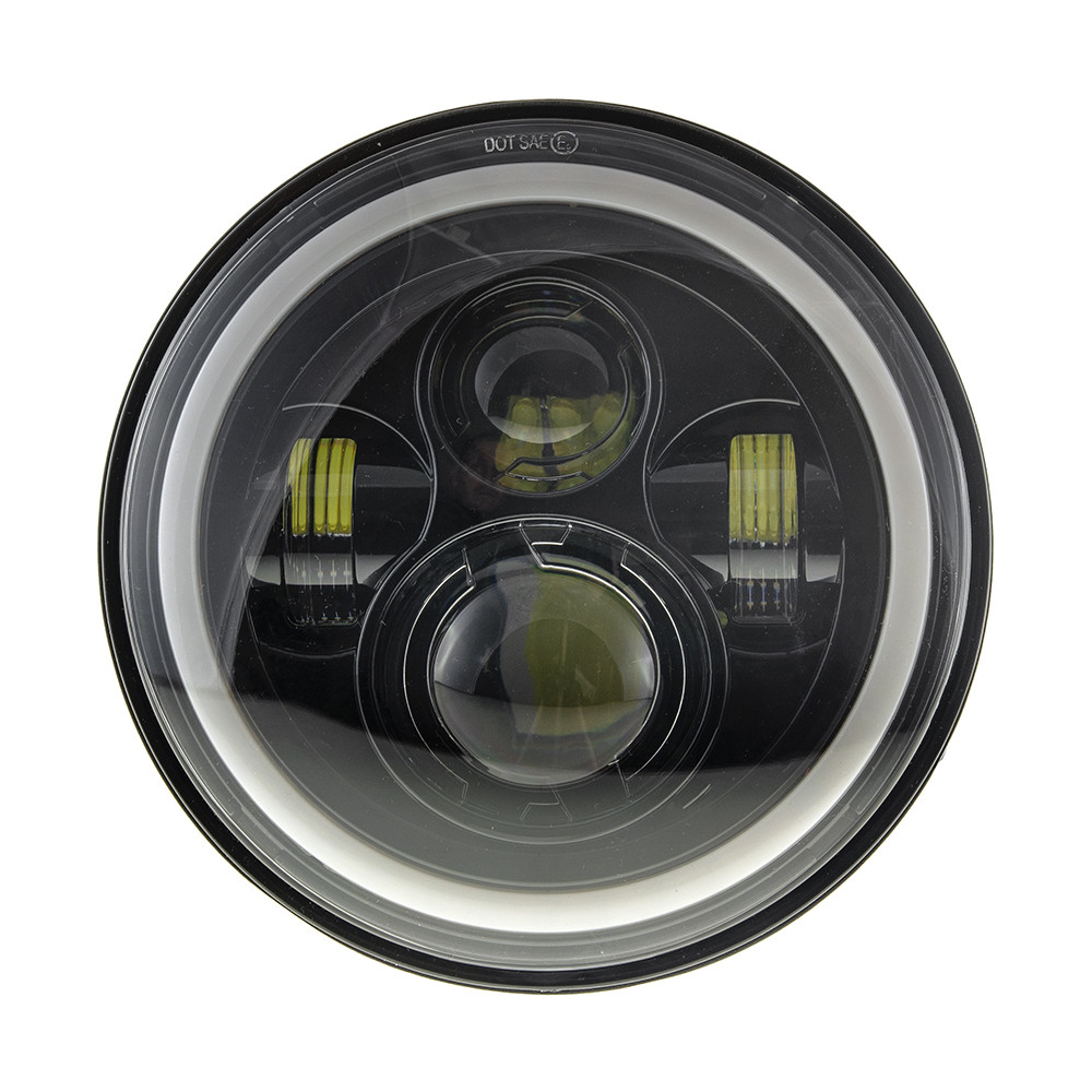 Додаткова світлодіодна LED фара CYCLONE WL-JP2 7" 70W HI/LOW