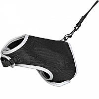 Шлея з повідцем для кішок Xcat 24-42 см Д 120 см нейлон зі світловідбивними смужками Trixie