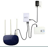 Джерело безперебійного живлення WGP 103 DC UPS 10400mAh безперебійник для роутера 5V/9V/12V 10400 mAh White, фото 5