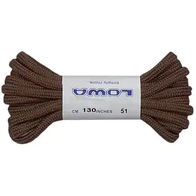 Шнурки LOWA Zephyr 130 см коричневі для трекінгових черевиків