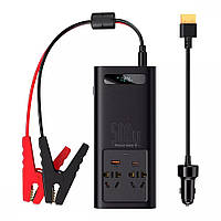 Автомобільний інвертор Baseus Super Si Inverter 500W (220V CN/EU) Black (CGNB000101)