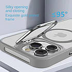 Чохол з підставкою U1 Magsafe Case для Apple iPhone 13 Pro Bordo, фото 6