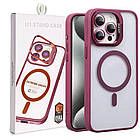 Чохол з підставкою U1 Magsafe Case для Apple iPhone 13 Pro Bordo, фото 3