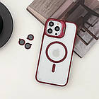 Чохол з підставкою U1 Magsafe Case для Apple iPhone 13 Pro Bordo, фото 2