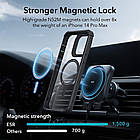 Чохол з підставкою U1 Magsafe Case для Apple iPhone 13 Pro Bordo, фото 9