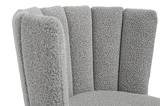 Стілець M-200 букле натуральний / ніжки чорні TM Vetro Mebel, фото 5