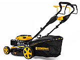 Самохідна косарка 2800 об/хв 4,85 кВт Powermat PM0615 газонокосарка-тример бензинова, фото 6