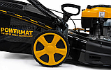Самохідна косарка 2800 об/хв 4,85 кВт Powermat PM0615 газонокосарка-тример бензинова, фото 9