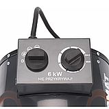 Електричний обігрівач 6000 Вт Powermat PM1019 електро гармата, фото 8