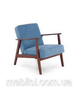 Крісло MILANO 1S синій Castel 74 (Halmar)