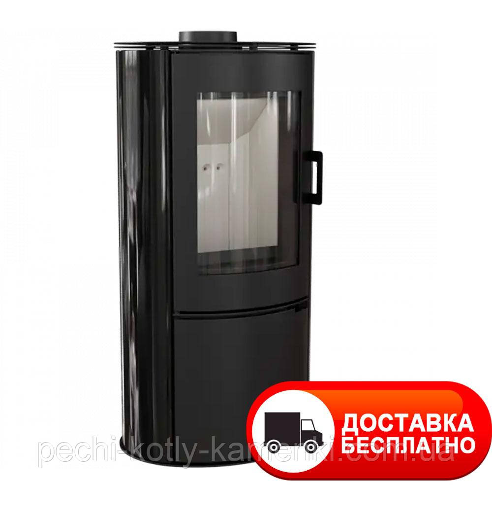 Піч Kratki KOZA AB S/DR Kafel чорна (подача повітря з вулиці)