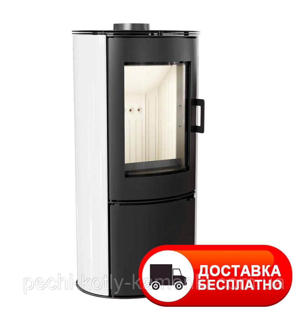 Піч Kratki KOZA AB S/DR Kafel біла (подача повітря з вулиці)