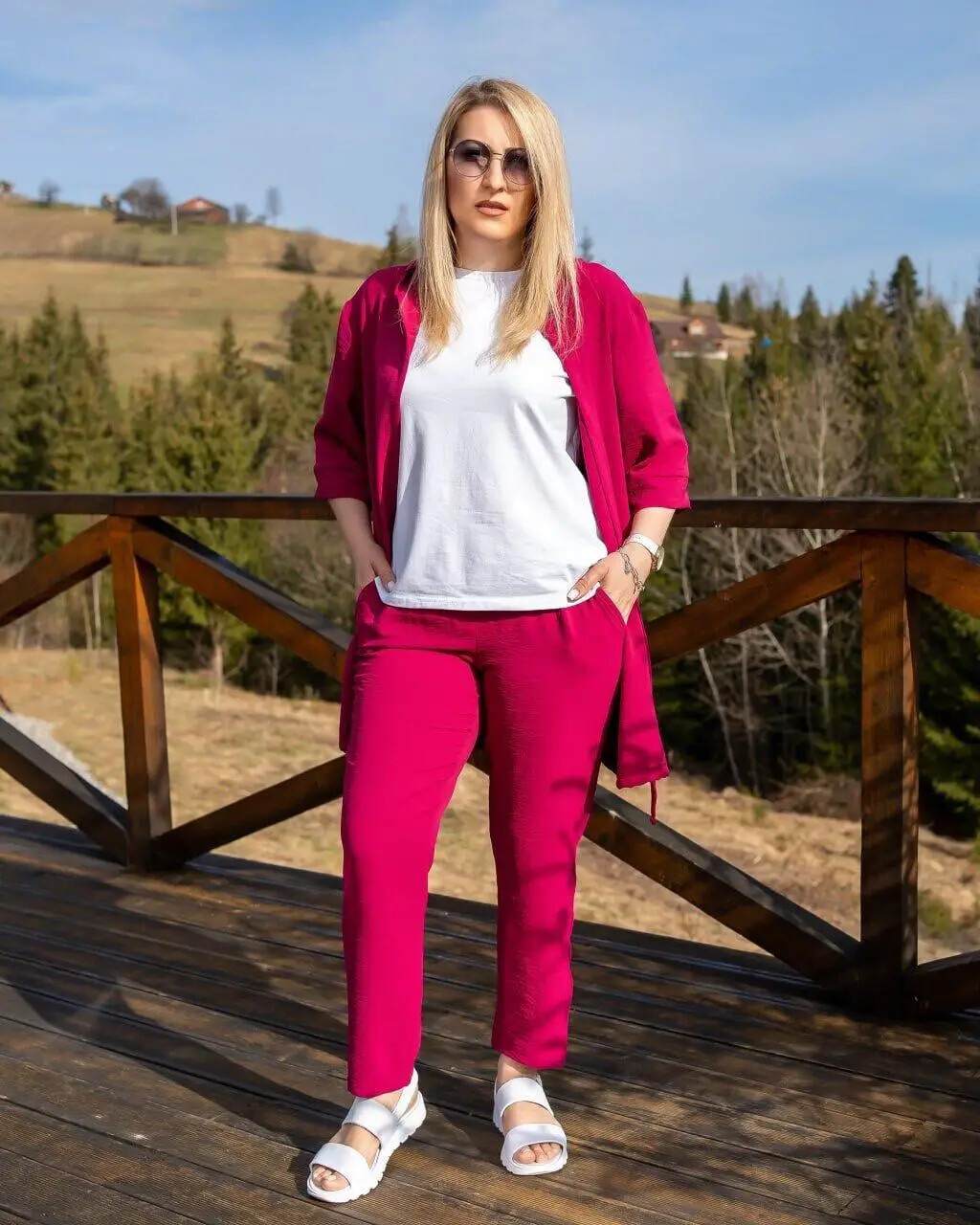 Елегантний жіночий костюм, тканина "Жатка" 54, 56, 58, 60 розмір 54