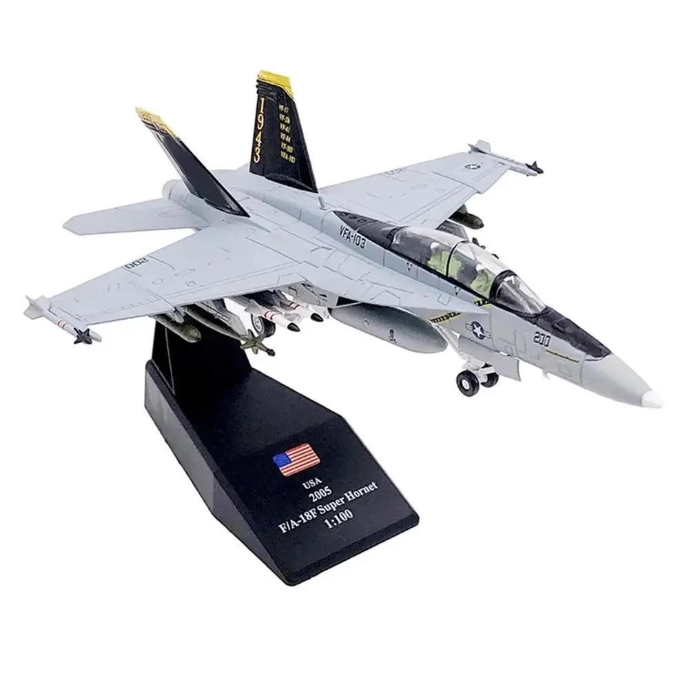 Модель літака винищувача Boeing F/A-18E/F Super Hornet США 2005 | Масштаб 1:100, фото 1