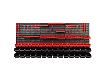 Настінна панель органайзер для інструментів 173х78см 50 контейнерів, фото 2