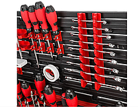 Настінна панель органайзер для інструментів 173х78см 50 контейнерів, фото 10